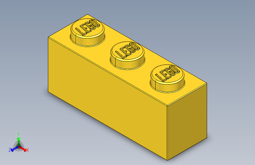 乐高套装 4421基本积木-362224 Bright Yellow Brick 1 x 3.STEP