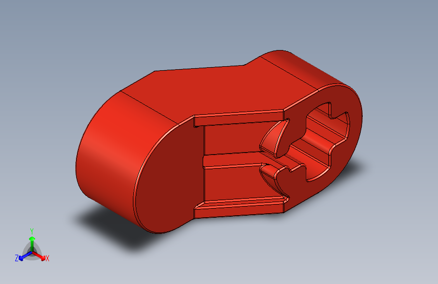 气缸电机-2854 Bright Red Technic Engine Crankshaft Centre