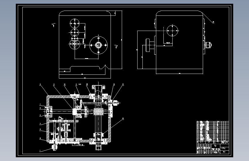 蜗杆铣刀头专用机床设计【含CAD+文档】