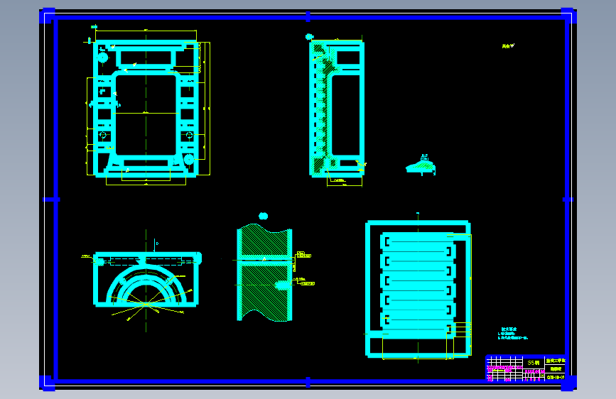 药瓶及瓶盖注塑模具设计【含CAD+文档】 主视图