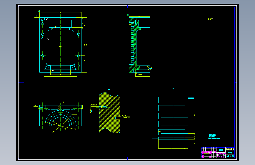 药瓶及瓶盖注塑模具设计【含CAD+文档】 主视图