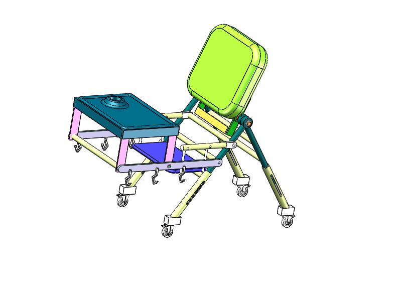Q182-多功能婴儿餐桌椅的设计【三维SolidWorks】