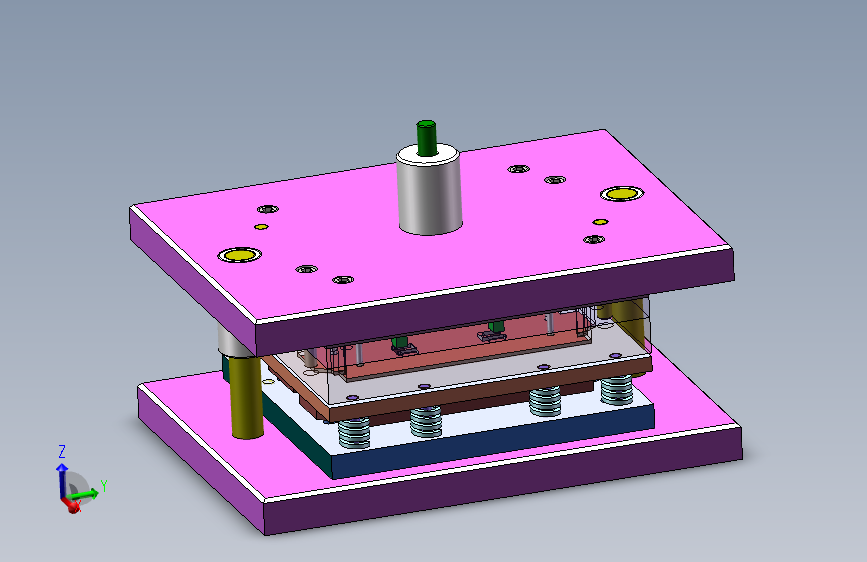 Q225-底板连接板冲压模具设计【三维SolidWorks】