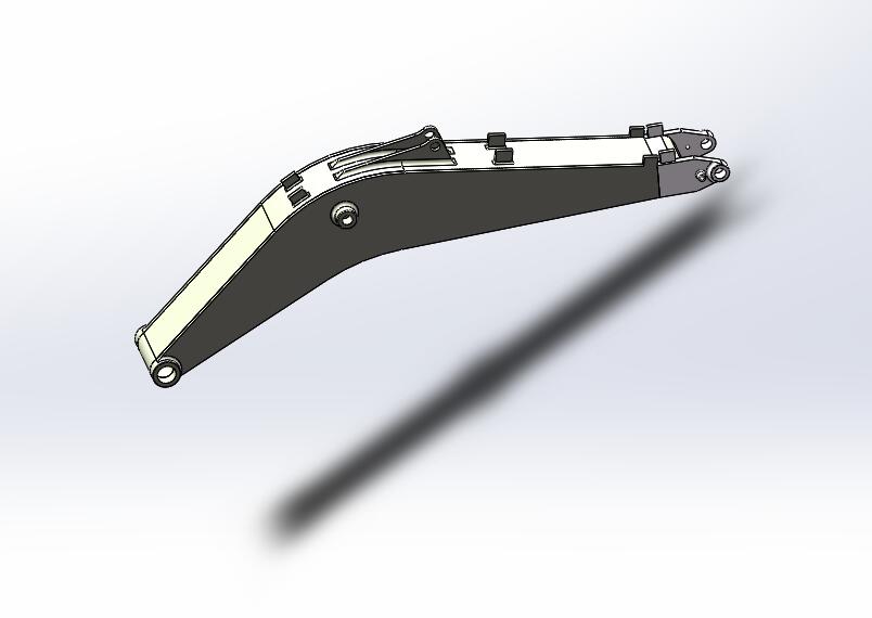 Q248-挖掘机动臂焊接工艺分析设计【三维SolidWorks】