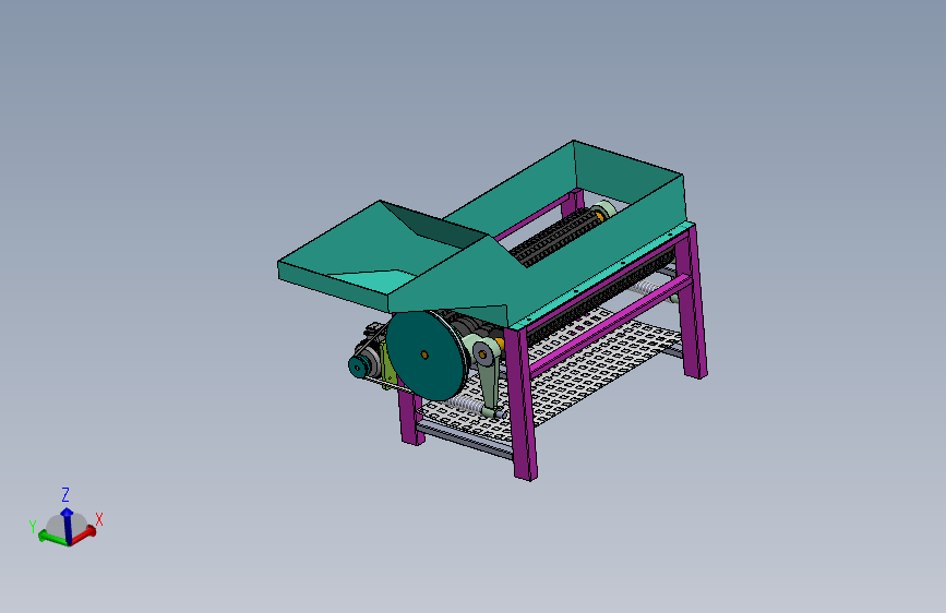 Q381-玉米剥皮机的设计【三维SolidWorks】