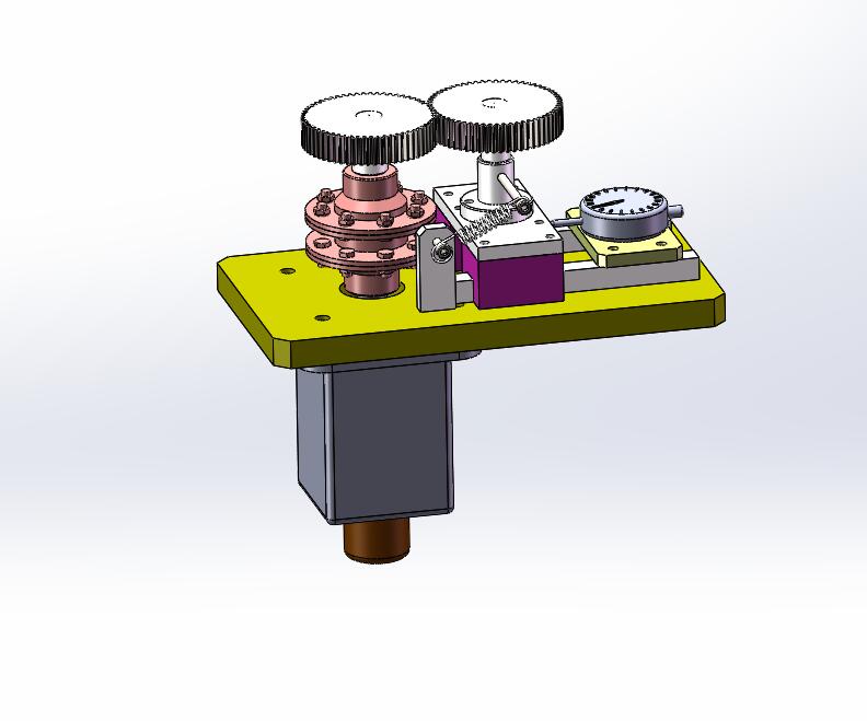 Q406-直齿圆柱齿轮误差测量仪设计【三维SolidWorks】