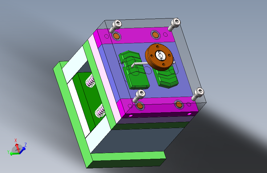 Q430-线路板外壳注塑模具设计【三维SolidWorks】