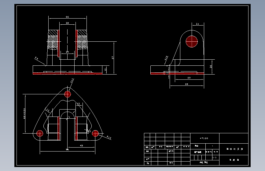 操纵杆支架机械加工工艺规程及工艺装备夹具设计【含CAD图和全套卡片】