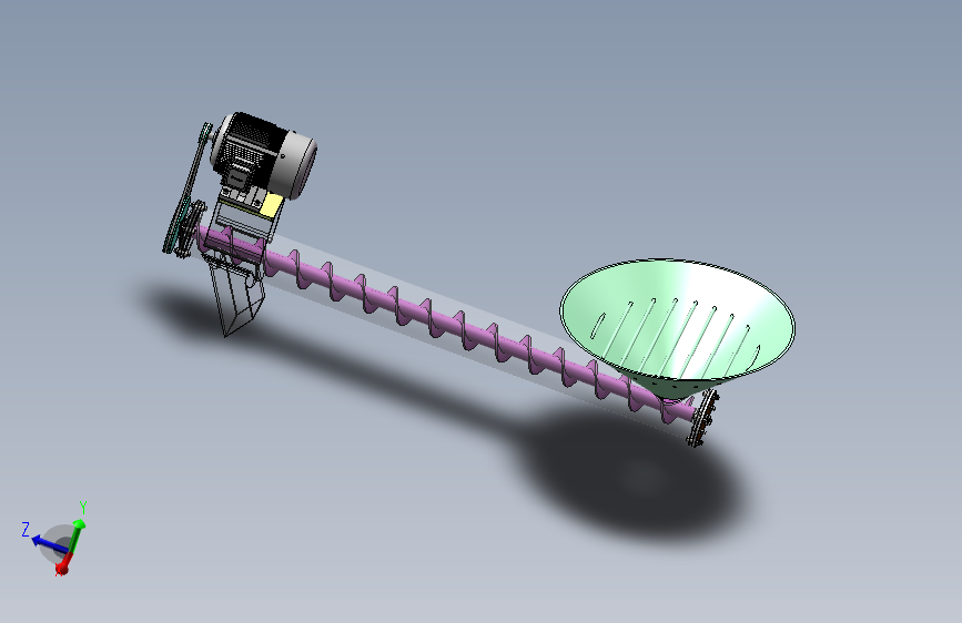 Q453-螺旋式散装物料收集器的设计【三维SolidWorks】