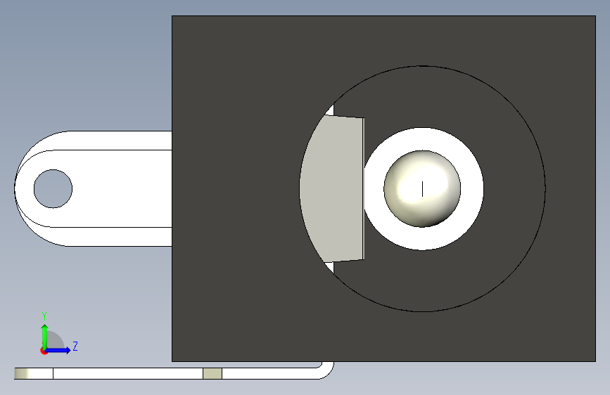 Arduino开发板DC Barrel Jack直流2.1mm端口 左侧视图