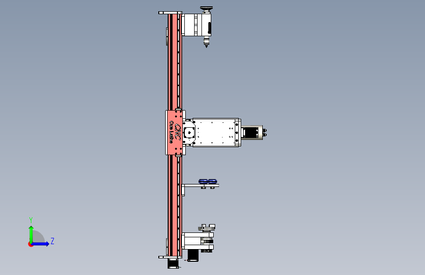 CNC CUE立式机床step格式