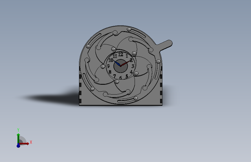 激光切割Iris Clock 虹膜时钟-CAD格式-SolidWorks-step格式