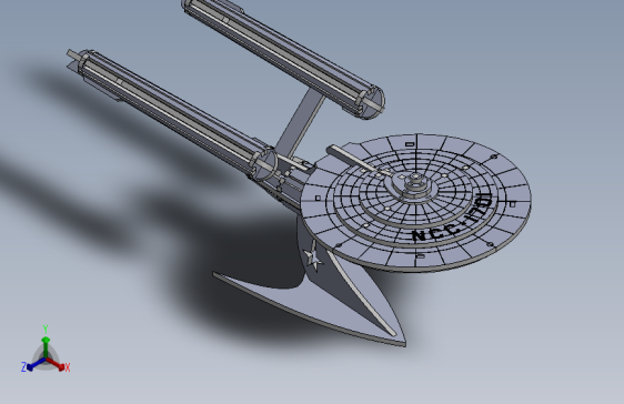 激光下料拼图星际战舰3CAD-Parasolid, SOLIDWORKS 2016