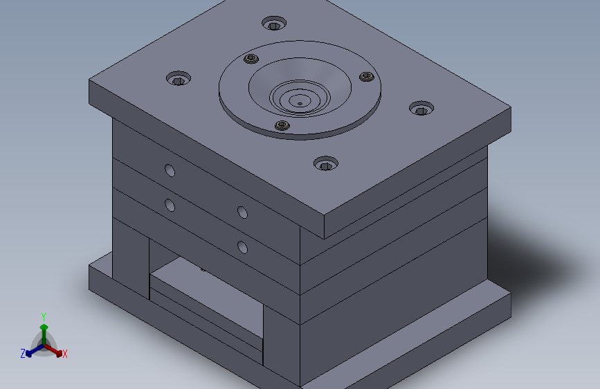 mold-injection_SOLIDWORKS 2010_模型图纸下载 – 懒石网
