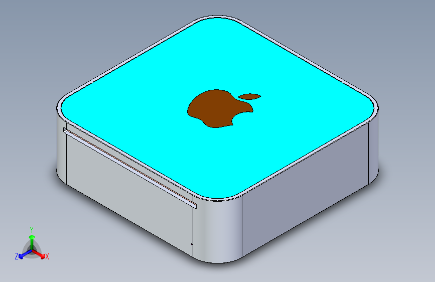 苹果Apple mac mini g4模型3D图纸