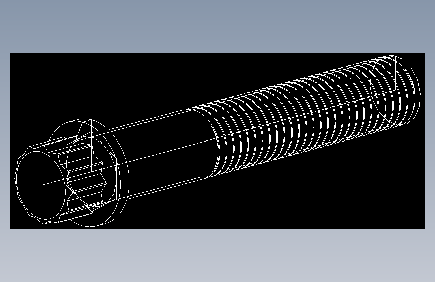 1_4in-28法兰头螺钉-1-4in-28 1.5long 12-point screws.DWG
