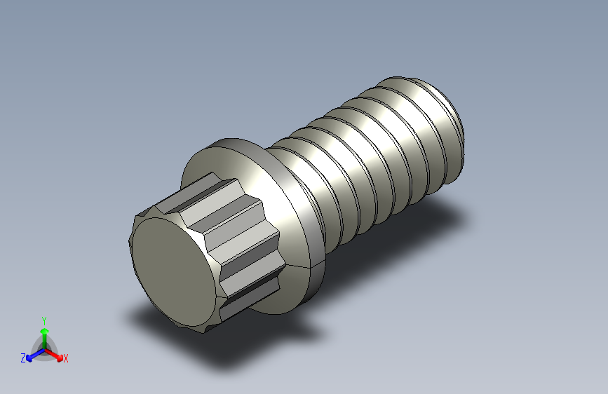 1-4in-20 0.5long 12-point screws.STEP