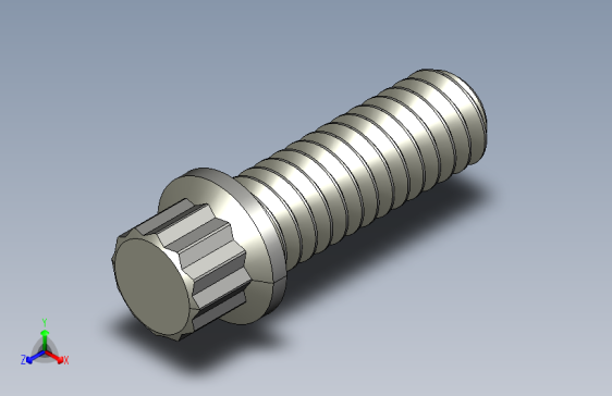 1-4in-20 3-4long 12-point screws.STEP