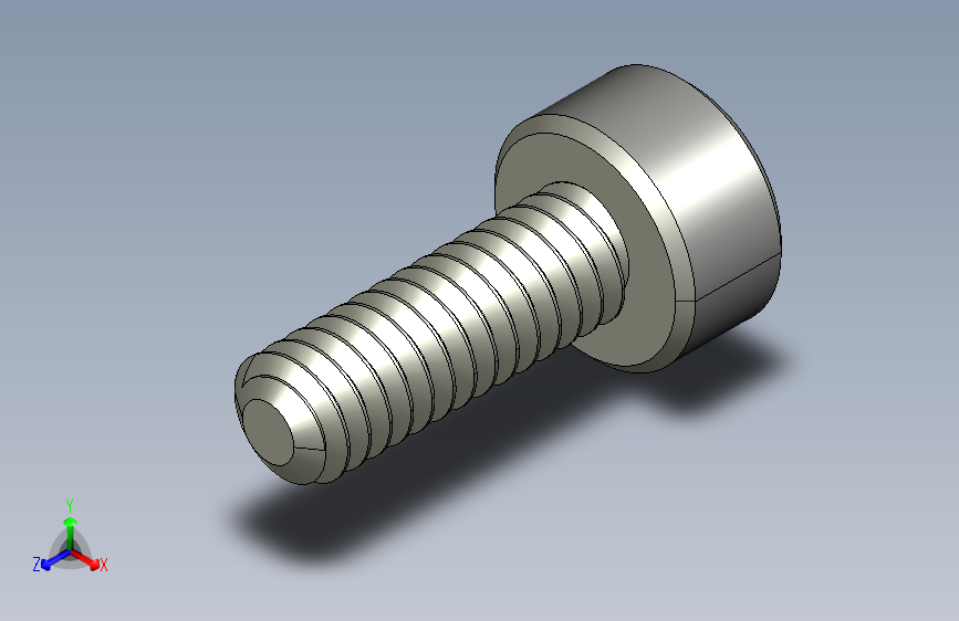 M2-M2 x 0.4mm Thread 6mm LONG SOCKET HEAD CAP SCREW.STEP