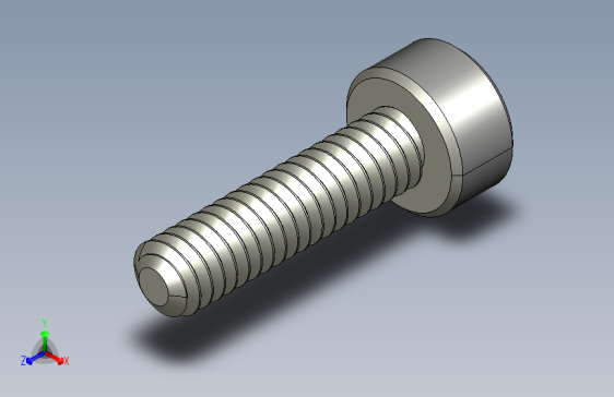 M2-M2 x 0.4mm Thread 8mm LONG SOCKET HEAD CAP SCREW.STEP