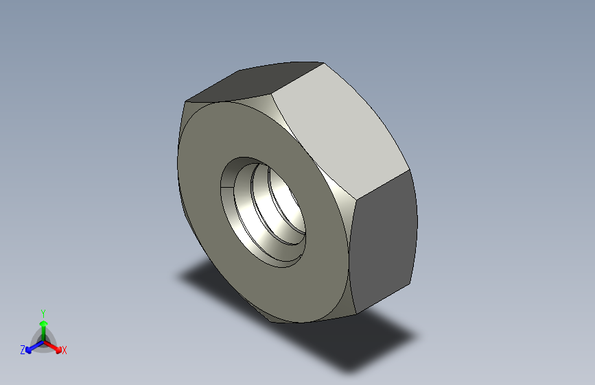 M2-M2 x 0.4mm Thread HEX NUT.STEP