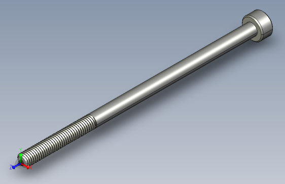 M3 x 0.5mm Thread 60mm LONG SOCKET HEAD CAP SCREW.STEP
