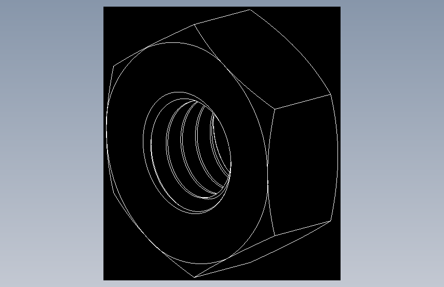 M3 x 0.5mm Thread HEX NUT.DWG