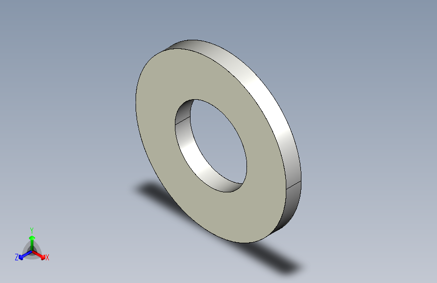 M4 screw size FLAT WASHER.IGS