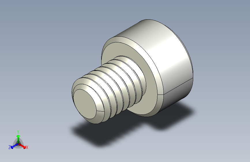 M4 x 0.7mm Thread 5mm LONG SOCKET HEAD CAP SCREW.IGS