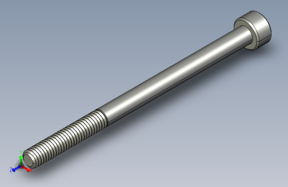 M4 x 0.7mm Thread 60mm LONG SOCKET HEAD CAP SCREW.STEP