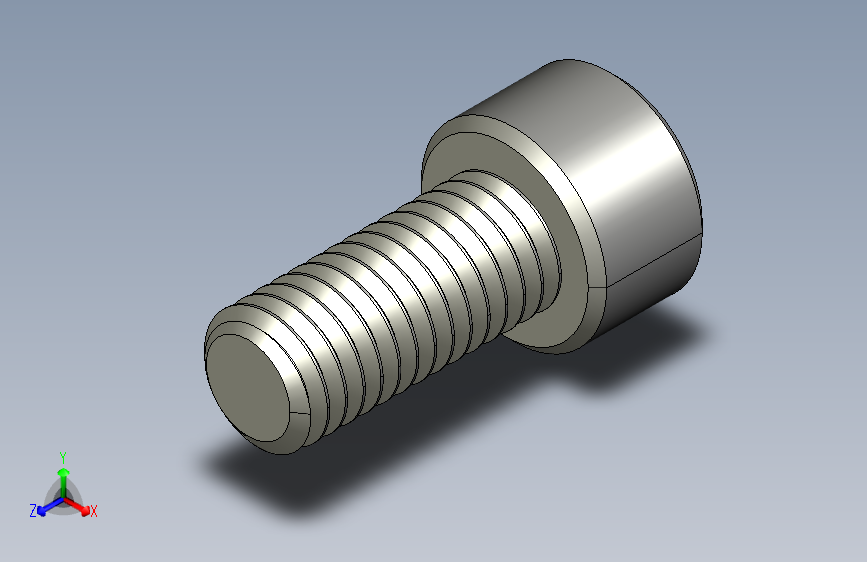 M8 x 1.25mm Thread 18mm LONG SOCKET HEAD CAP SCREW.STEP