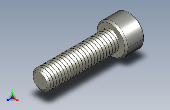 M8 x 1.25mm Thread 30mm LONG SOCKET HEAD CAP SCREW.STEP