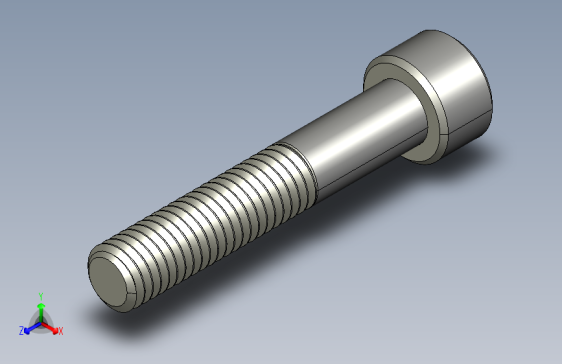 M8 x 1.25mm Thread 45mm LONG SOCKET HEAD CAP SCREW.STEP