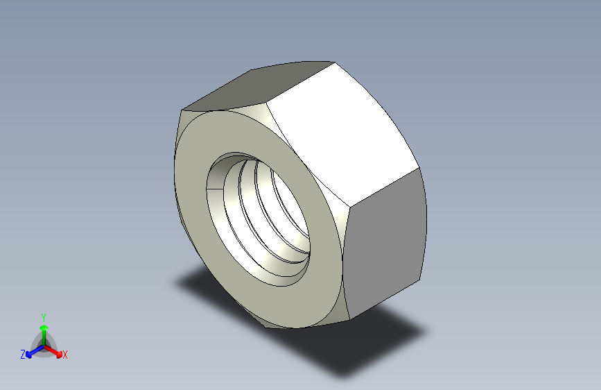 M8 x 1.25mm Thread HEX NUT.IGS