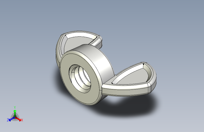 WING NUT 0.25in-20 Thread size 31-64in Base Diameter.IGS