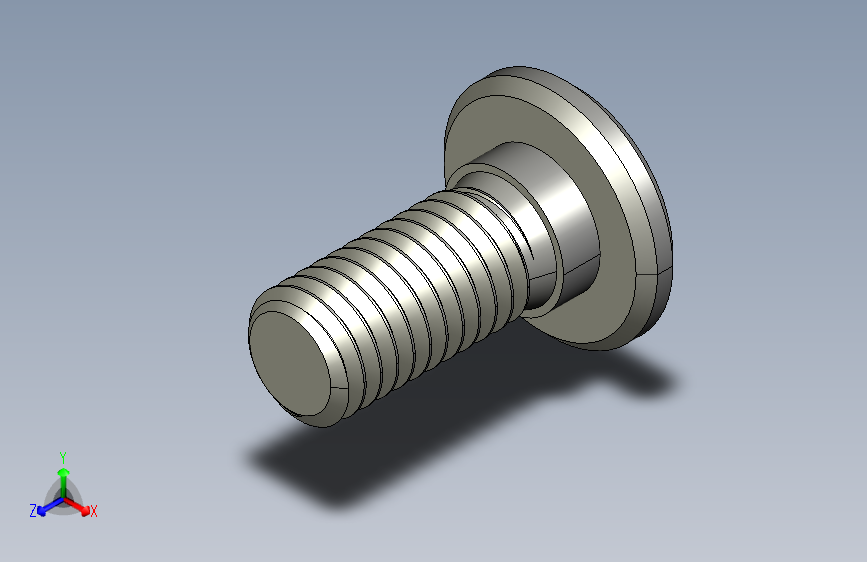 超薄型内六角螺钉-Ultra Low Profile Socket Head Screws 0.5-13 Thread Size 1 in Long.STEP