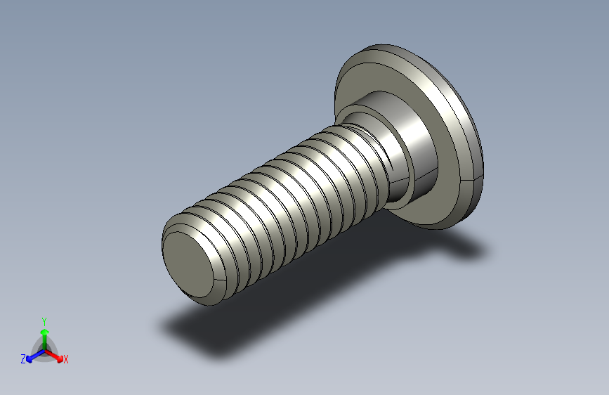 超薄型内六角螺钉-Ultra Low Profile Socket Head Screws 3-8-16 Thread Size 1 in Long.STEP