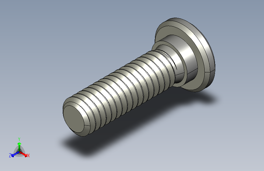 超薄型内六角螺钉-Ultra Low Profile Socket Head Screws 5-16 - 18 Thread Size 1 in Long.STEP