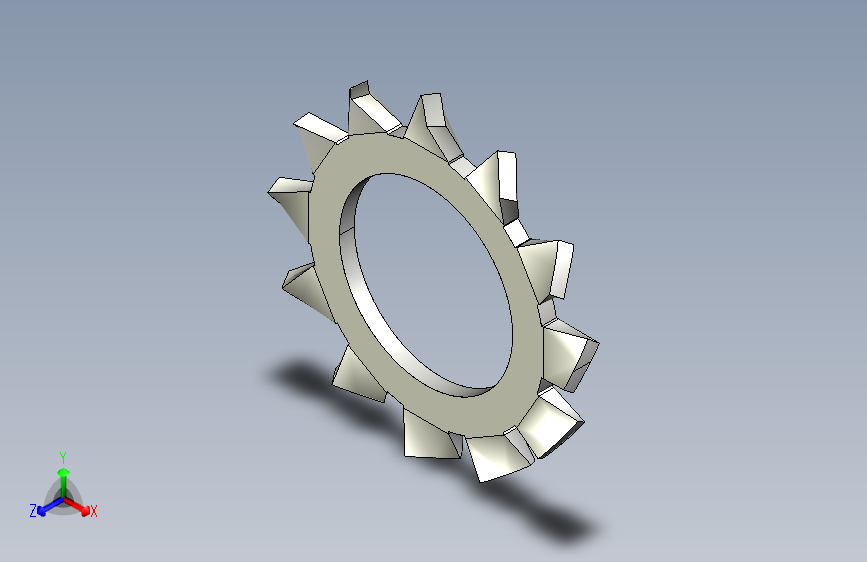 垫圈 外牙锁 公制-EXTERNAL TOOTH LOCK WASHER for M10 SCREW.IGS
