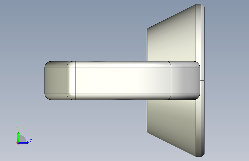  wing nut m12 x 1 75mm thread prt proe creo 