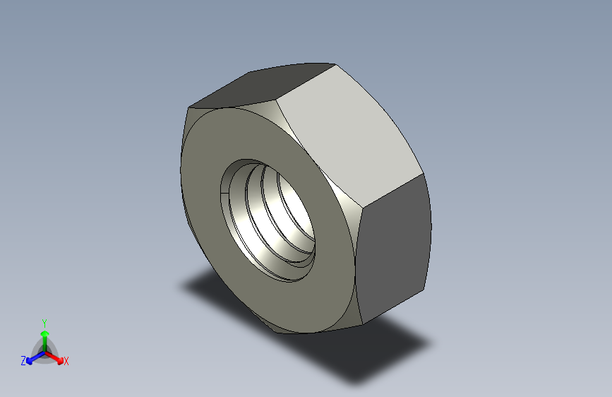 公制六角螺母-Metric Hex Nuts M3 x 0.5mm Thread