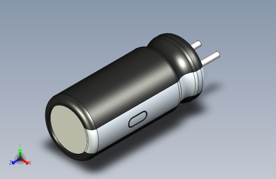 无源元件封装-CAP_RAD_D5x11_POL_BK