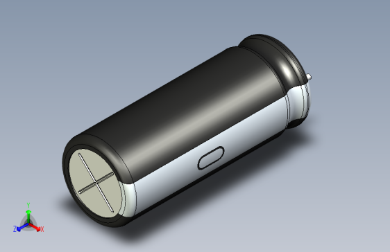 无源元件封装-CAP_RAD_D12.5x31.5_POL_BK