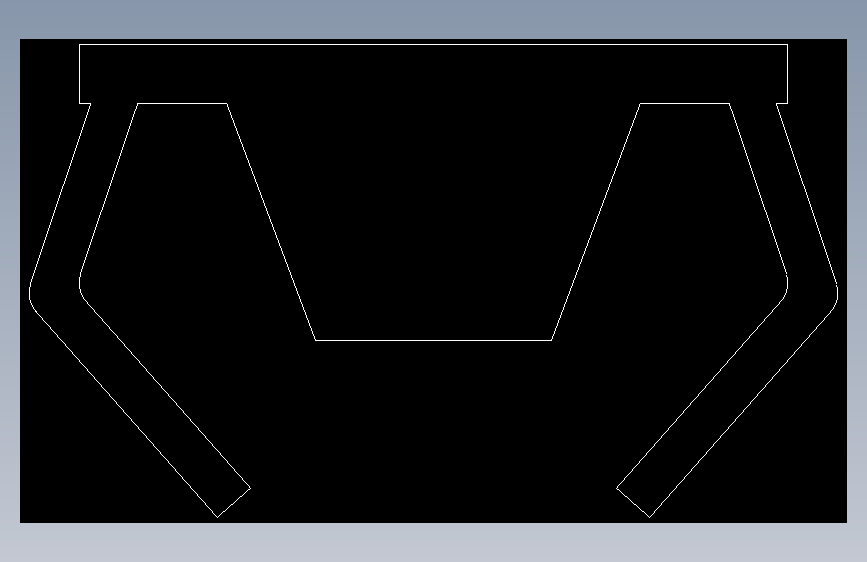 型材-BR 6 SLOT ALUMINIUM INFILL PROFILE 3842523254.DXF