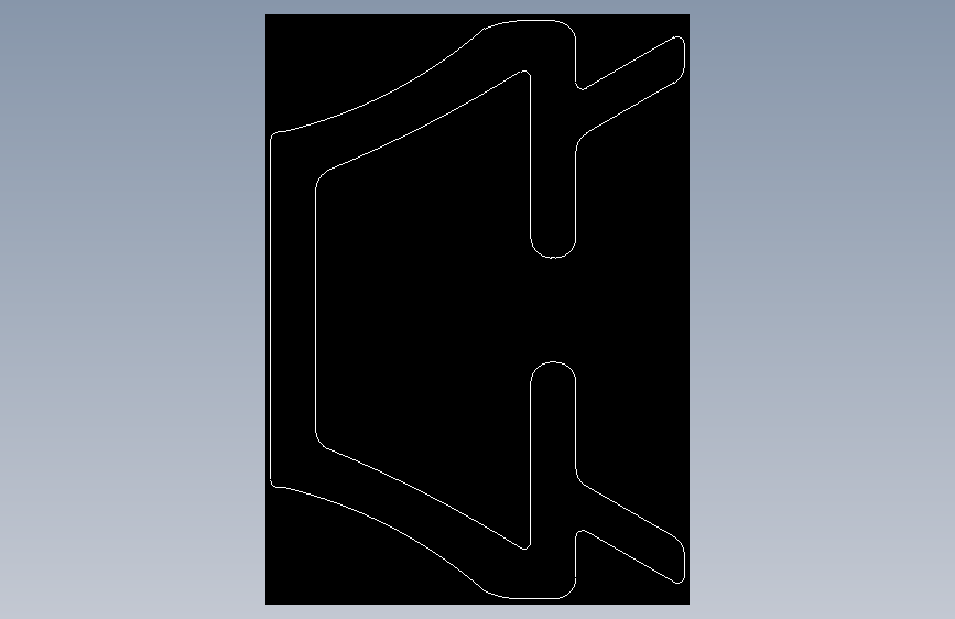 型材-BR 6 SLOT MOUNTING RIM PROFILE KJN518343.DXF