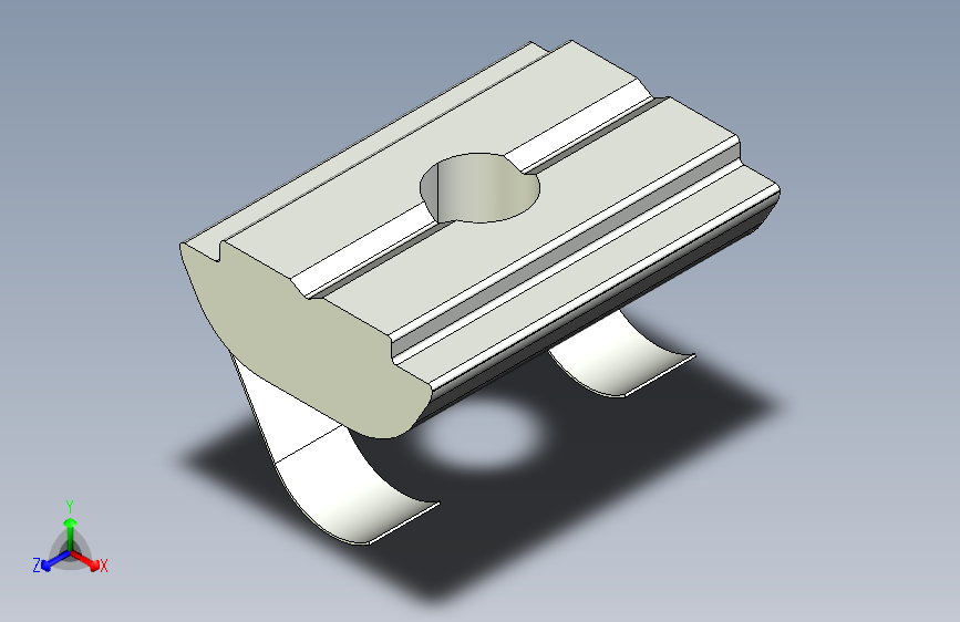 型材-BR 8 SLOT M5 SPRING BLOCK KJN