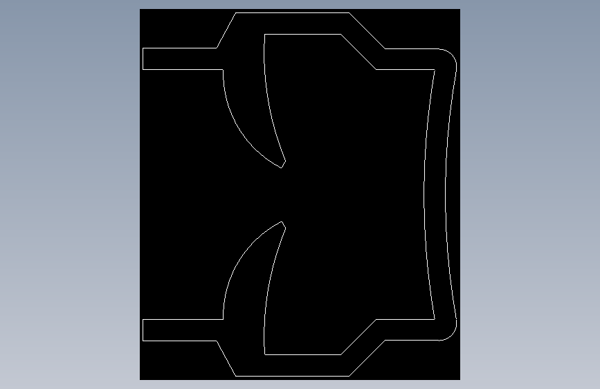 型材-BR 8 SLOT MOUNTING RIM PROFILE KJN518347.DXF