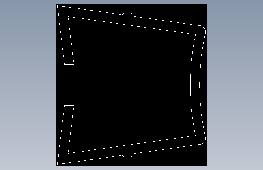 型材-BR 10 SLOT MOUNTING RIM PROFILE KJN518351.DXF