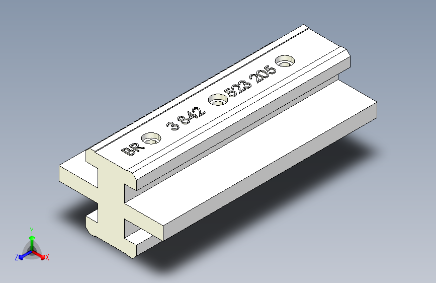 型材-BR 10MM TEE-TEE SLIDER KJN523205