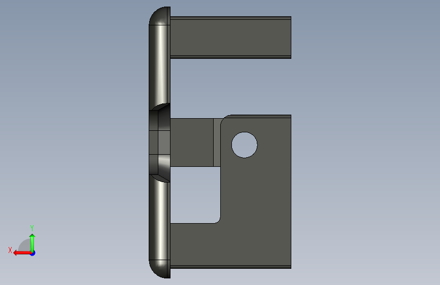 型材-BR CABLE DUCT CAP 45X45 3842535676 背面视图